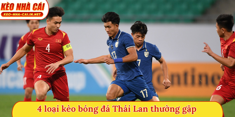 4 loại kèo bóng đá Thái Lan thường gặp