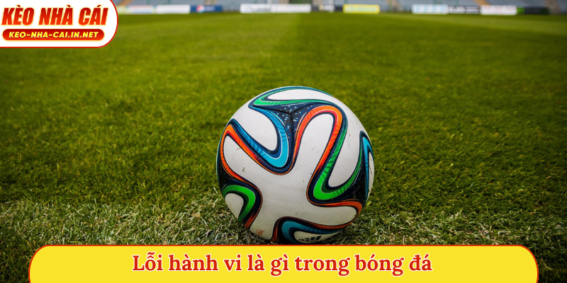 Lỗi hành vi là gì trong bóng đá