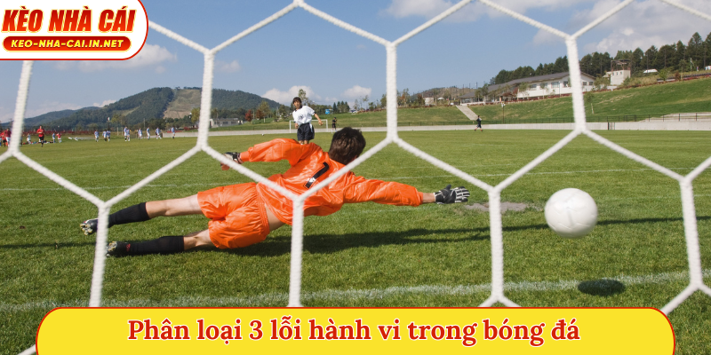 Phân loại 3 lỗi hành vi trong bóng đá